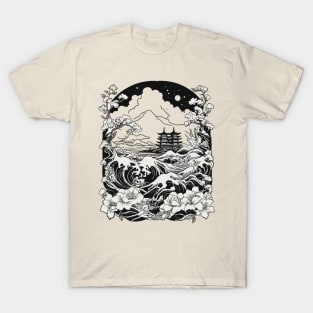 Great Wave city T-Shirt